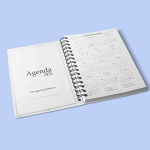 2 Miolos de agenda 2026 em PDF com e sem horário